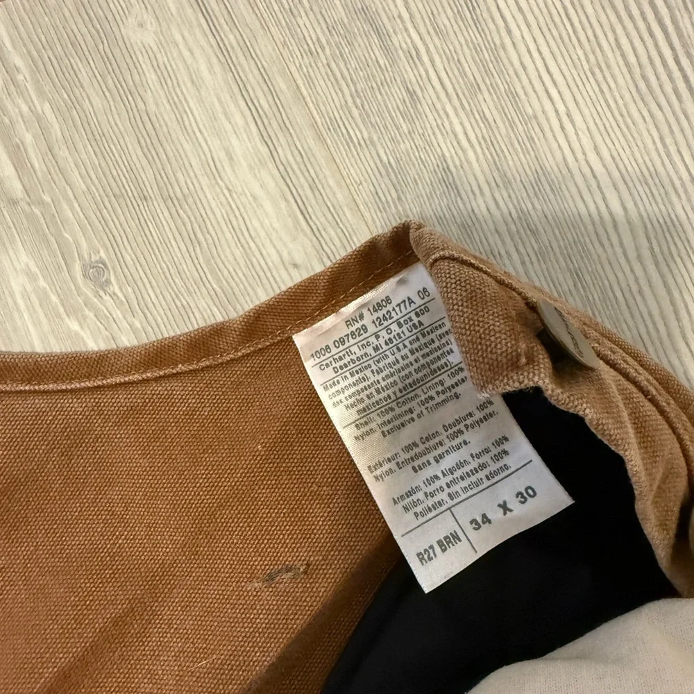 Vintage 1980s Carharrt Double Knew Overalls - Picture 3 of 4